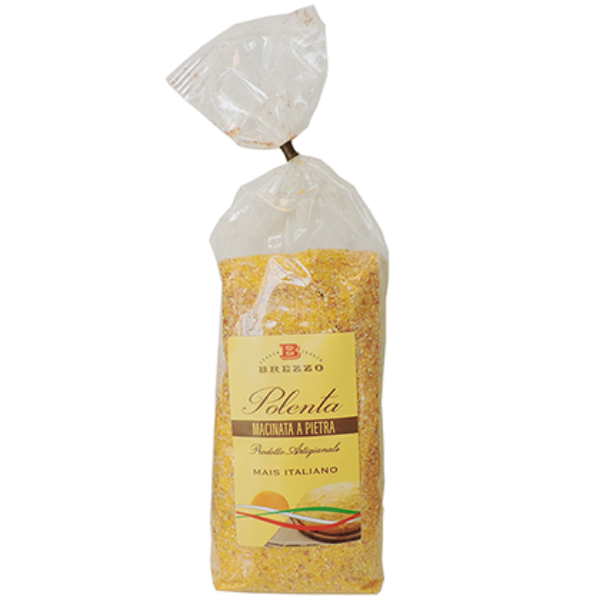 Stone Ground Polenta 500g - Brezzo Brezzo - Legumes & Grains 500g @Mercato Gourmet | Your Italian Gourmet Supermarket