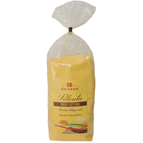 Polenta Quick Cook 500G - Brezzo Brezzo - Legumes & Grains @Mercato Gourmet | Your Italian Gourmet Supermarket
