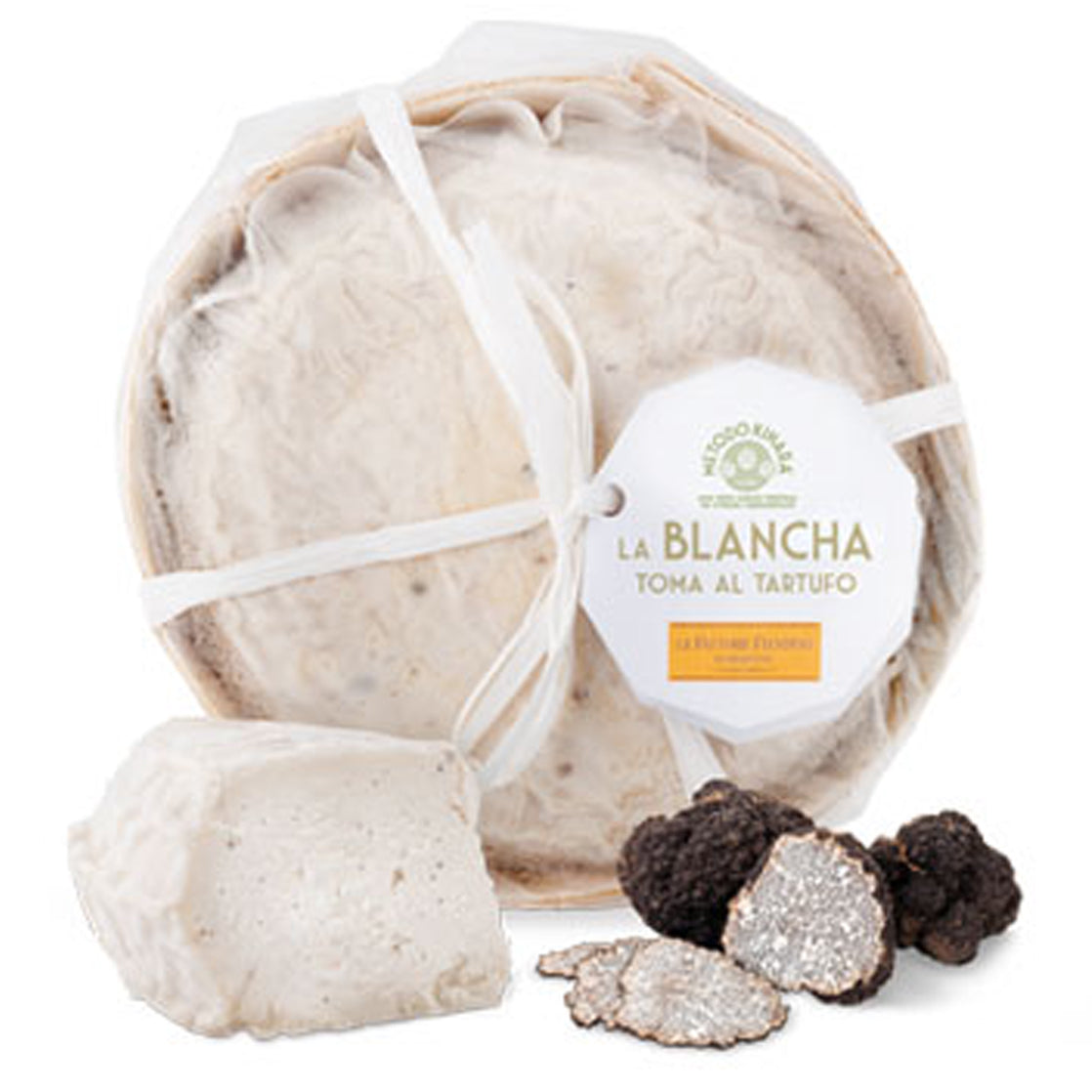La Blancha Cheese with Truffle (Vegetarian) 250g (±10%) - Le Fattorie Fiandino Le Fattorie Fiandino - Cheese @Mercato Gourmet | Your Italian Gourmet Supermarket