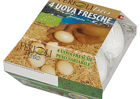 Ferioli Organic Eggs 4pcs/Pack Ferioli - Eggs 220g @Mercato Gourmet | Your Italian Gourmet Supermarket