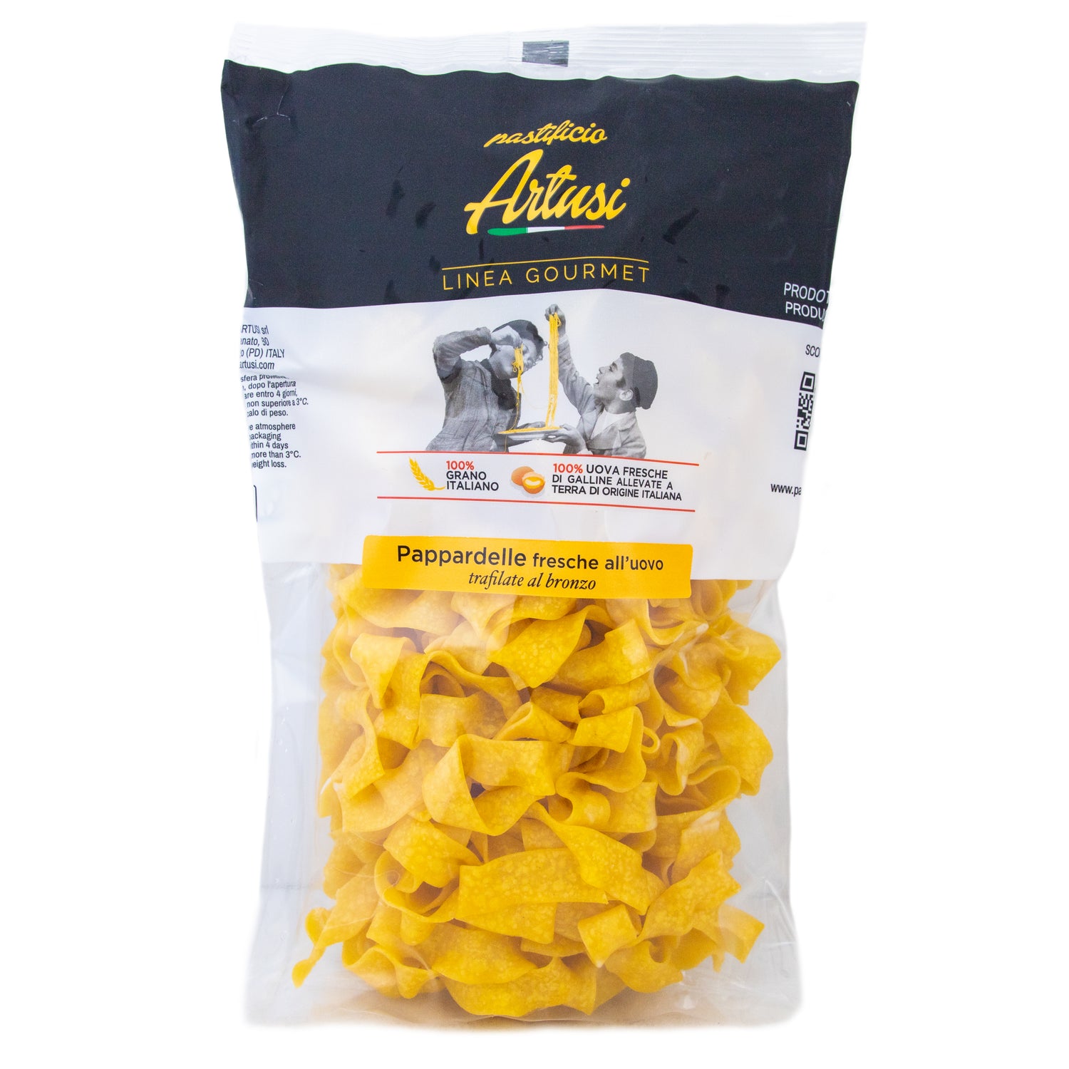 Artusi Fresh Egg Bronze Drawn Pappardelle Pastificio Artusi - Fresh Pasta @Mercato Gourmet | Your Italian Gourmet Supermarket