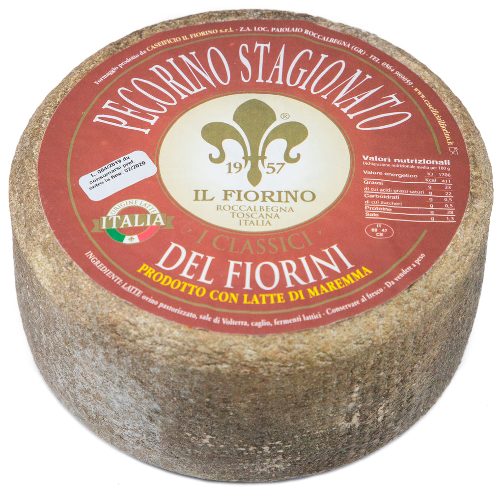 Pecorino Stagionato del Fiorini (Sheep's Milk Cheese) 200g (±10%)
