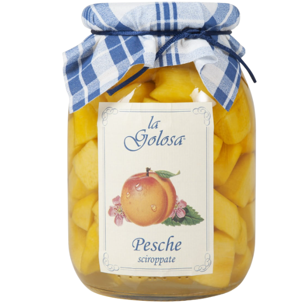 Peach Pieces in Syrup 1kg - La Golosa