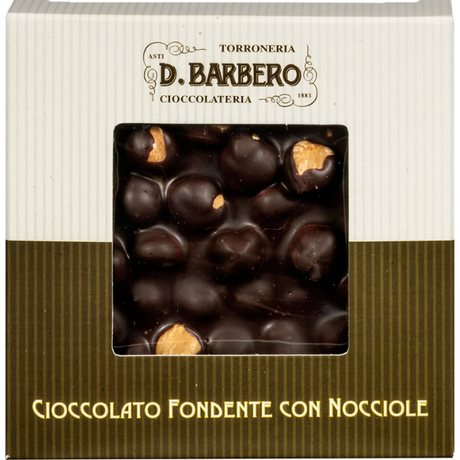 Dark Chocolate with Piedmont Hazelnuts - D. Barbero Davide Barbero - Other Christmas Products 2022 @Mercato Gourmet | Your Italian Gourmet Supermarket