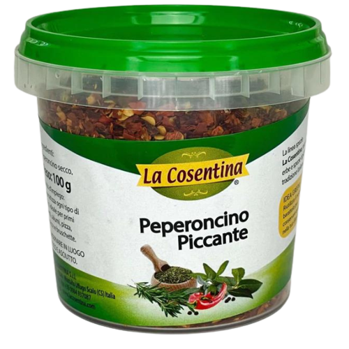 Crushed Hot Pepper in Cup - La Cosentina Mercato Gourmet - Spices & Dressing @Mercato Gourmet | Your Italian Gourmet Supermarket