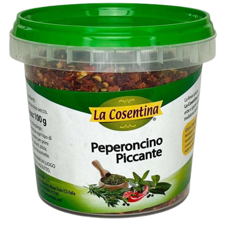 Crushed Hot Pepper in Cup - La Cosentina Mercato Gourmet - Spices & Dressing @Mercato Gourmet | Your Italian Gourmet Supermarket