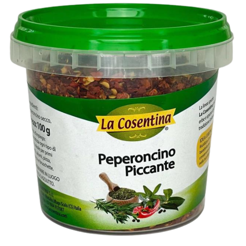 Crushed Hot Pepper in Cup - La Cosentina