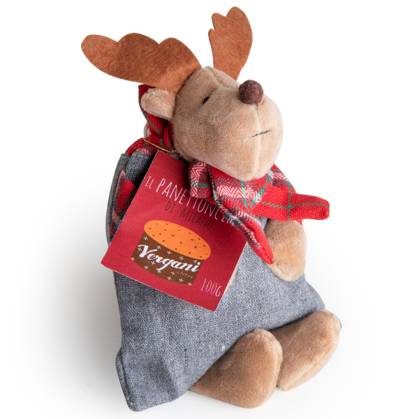 Traditional Milanese Panettone Reindeer / Bear 100g - Vergani