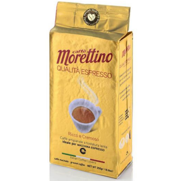 Ground Espresso Arabica and Robusta Blend - Morettino