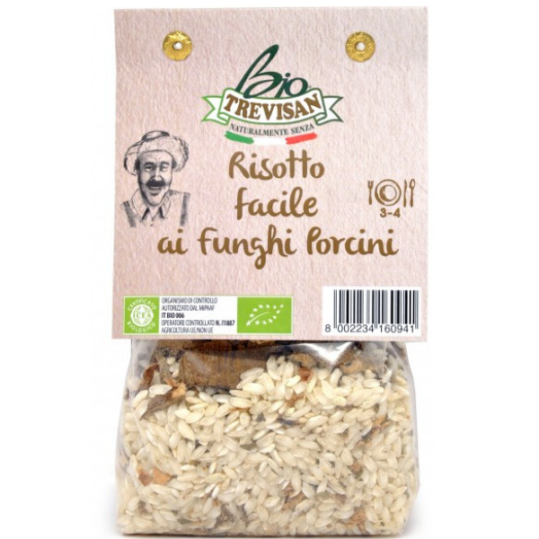 Carnaroni Rice with Porcini Mushroom - Trevisan