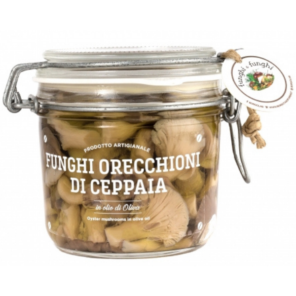 Oyster Mushrooms in Olive Oil - Borgolab