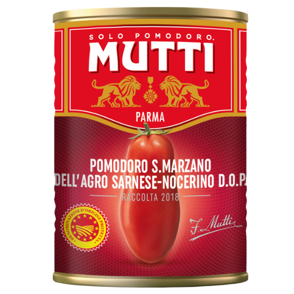 Canned Whole Peeled San Marzano Tomatoes 400g - Mutti