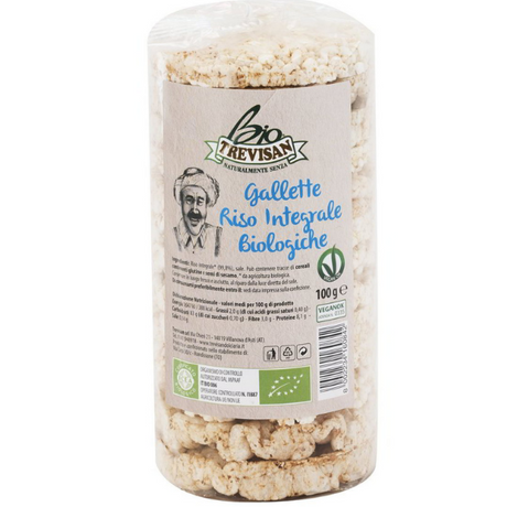 Organic Whole Wheat Rice Cake - Trevisan Mercato Gourmet - Snacks @Mercato Gourmet | Your Italian Gourmet Supermarket