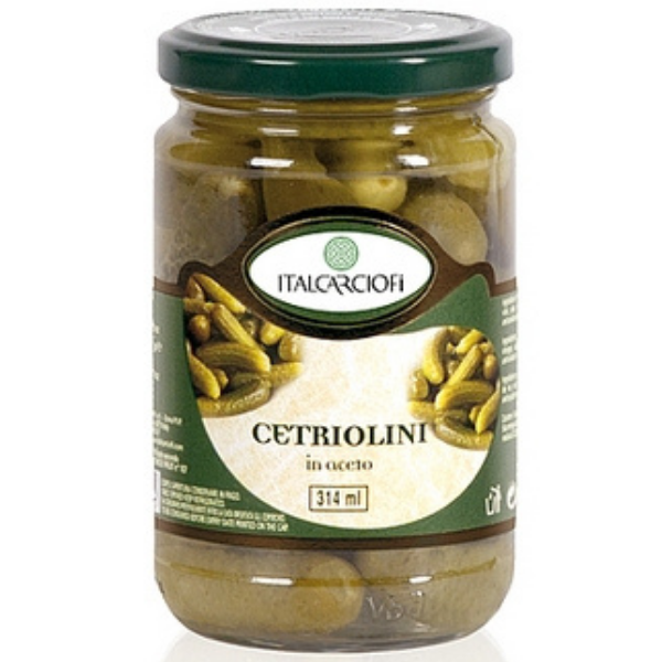 Gherkins in Vinegar 314ml - Italcarciofi