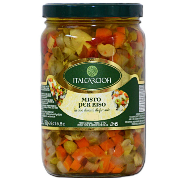 Misto per Riso in Sunflower Oil - Italcarciofi Mercato Gourmet - Preserved Vegetables @Mercato Gourmet | Your Italian Gourmet Supermarket