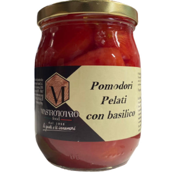 Hand Peeled Tomatoes with Basil - Mastrototaro