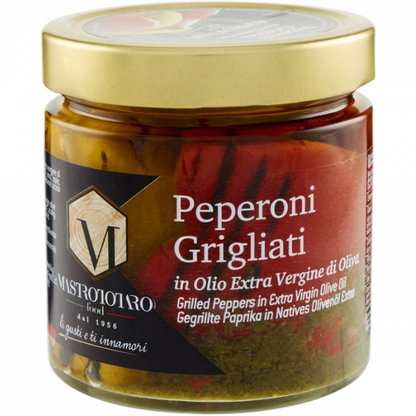 Grilled Pepper in Extra Virgin Olive Oil - Mastrototaro