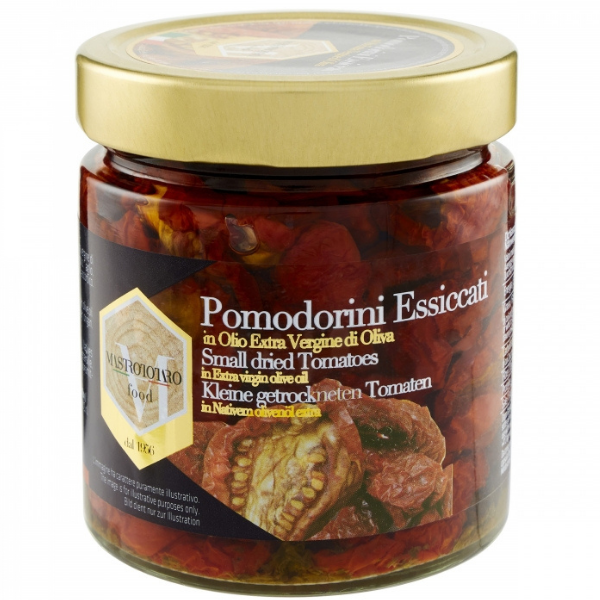 Dried Cherry Tomatoes in Extra Virgin Olive Oil - Mastrototaro