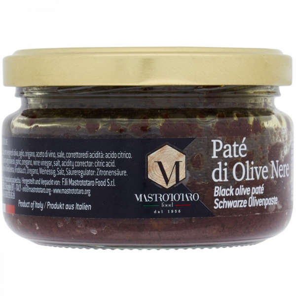 Black Olive Paste 180g - Mastrototaro