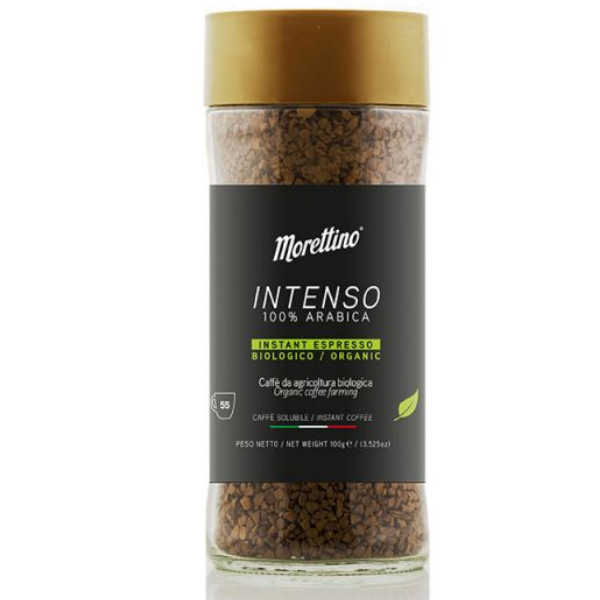 Organic Intenso Instant Coffee 100% Arabica - Morettino