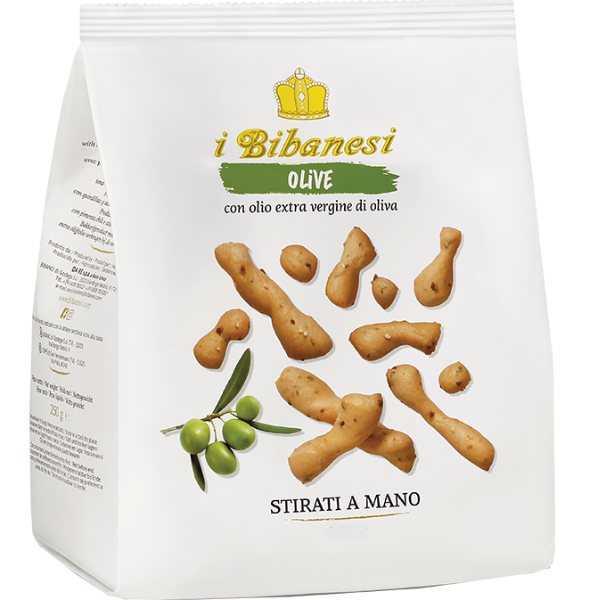 Hand Stretched Olive Flavoured Bibanesi 250g