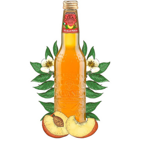 Galvanina Organic Peach Tea GALVANINA - Juice @Mercato Gourmet | Your Italian Gourmet Supermarket