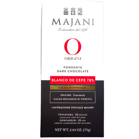 Gluten Free Extra Dark Choco Bar 78% Blanco De Cepe - Majani Majani - Chocolate @Mercato Gourmet | Your Italian Gourmet Supermarket