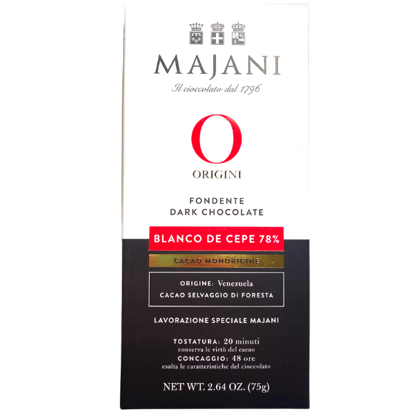 Gluten Free Extra Dark Choco Bar 78% Blanco De Cepe - Majani