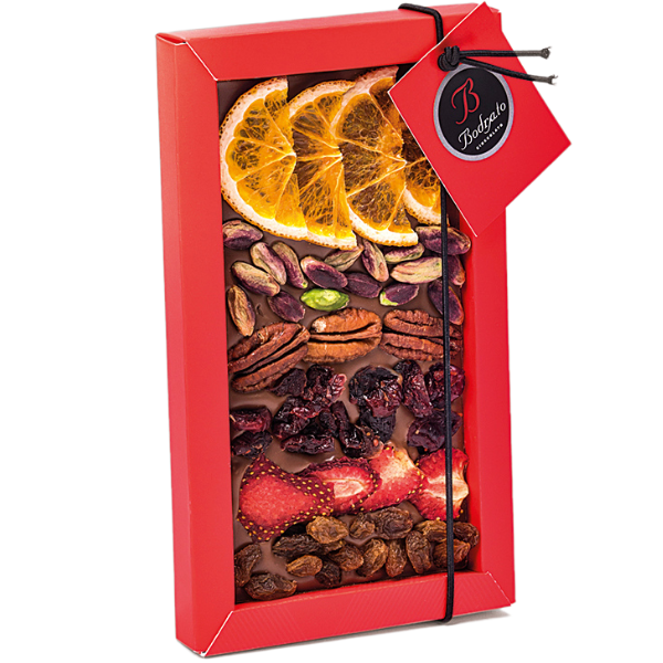 Christmas Dark Chocolate Bar 140g - Bodrato