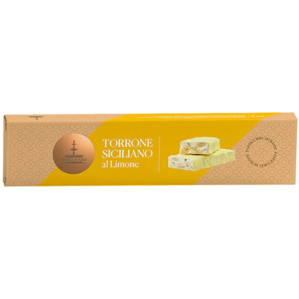 Sicilian Soft Lemon Nougat Bar 150g - Fiasconaro