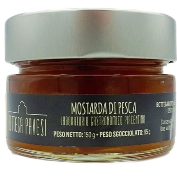 Peach Mustard 150g - Bottega Pavesi