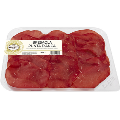 Sliced Rump Tip Bresaola 90g - Maletti Mercato Gourmet - Cold-Cut @Mercato Gourmet | Your Italian Gourmet Supermarket