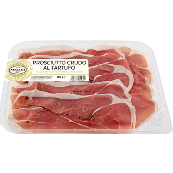 Cured ham with Sliced Truffle 100g - Maletti
