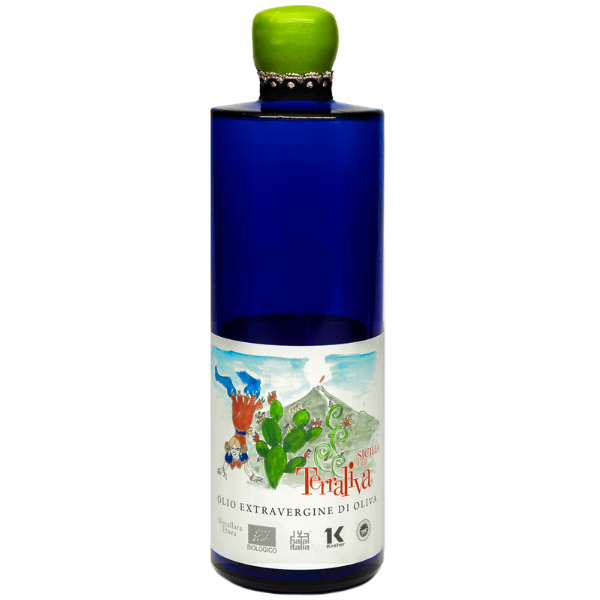 Organic Extra Virgin Olive Oil Cobalt IGP 500ml - Terraliva