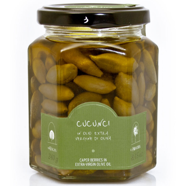 Caper Berries in Extra Virgin Olive Oil 240g - La Nicchia