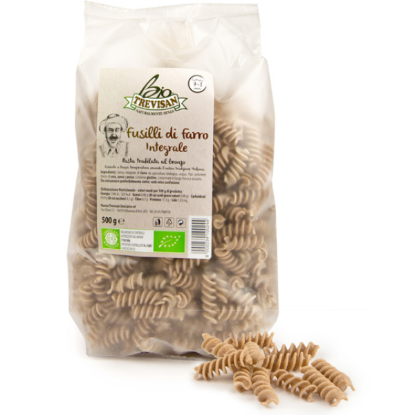 Organic Spelt Wholewheat Fusilli  - Trevisan