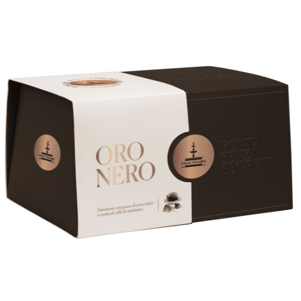 Fiasconaro Panettone with Chocolate and Coffee Spread 1kg - Oro Nero