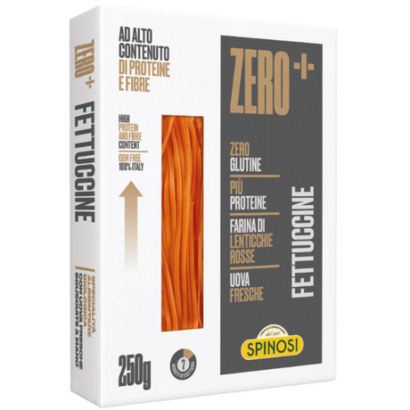 Gluten Free Organic Fettucine with Red Lentil Flour - Spinosi Mercato Gourmet - Dried Pasta @Mercato Gourmet | Your Italian Gourmet Supermarket