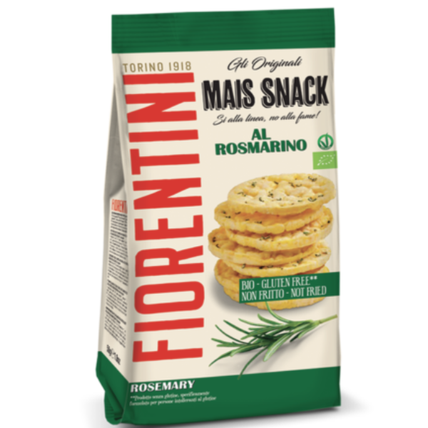 Gluten Free Organic Corn Snack with Rosemary - Fiorentini Mercato Gourmet - Snacks @Mercato Gourmet | Your Italian Gourmet Supermarket