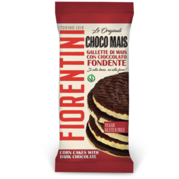 Gluten Free Corn Cakes with Dark Chocolate - Fiorentini Mercato Gourmet - Snacks @Mercato Gourmet | Your Italian Gourmet Supermarket