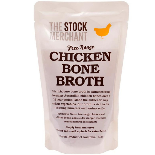 Free Range Chicken Bone Broth - The Stock Merchant