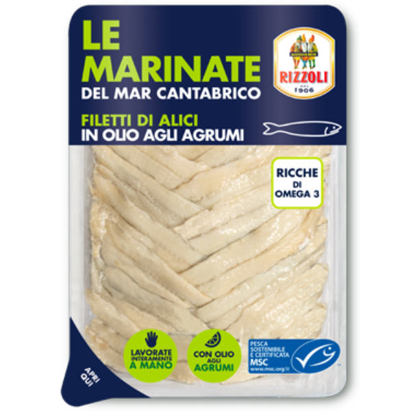 Marinated anchovies "Le Marinate" Fillet - Rizzoli