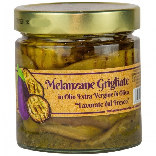 Grilled Eggplant in Extra Virgin Olive Oil - Mastrototaro