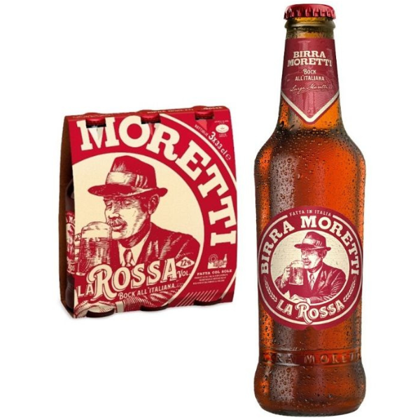 Moretti La Rossa Beer (3 Bottles/Pack)