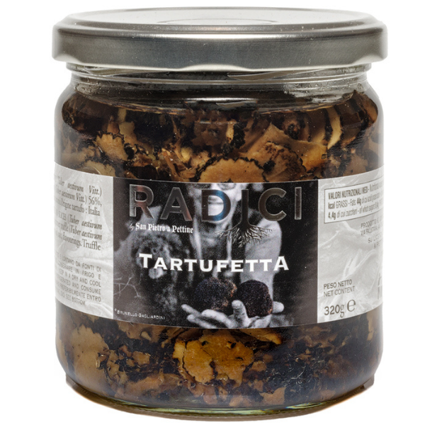 Sliced Black Truffle in Sunflower Oil - Radici