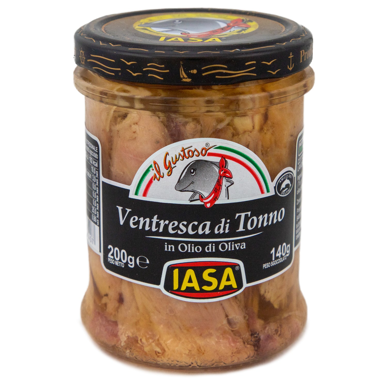 Ventresca di Tonno in Olio di Oliva - Iasa IASA - Packaged Seafood 200g @Mercato Gourmet | Your Italian Gourmet Supermarket
