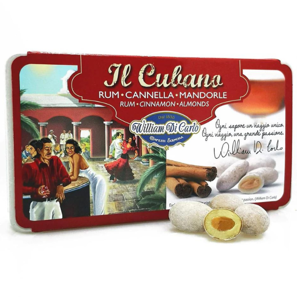 Rum, Cinnamon and Almonds Flavoured Confetti in Tin - William di Carlo