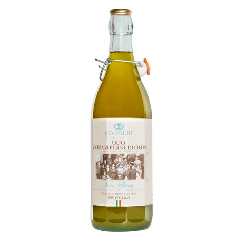 Olio Extra Vergine di Oliva (Non Filtrato) - Congedi Congedi - Oil 1L @Mercato Gourmet | Your Italian Gourmet Supermarket