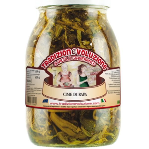 Turnip Tops in Oil 1062ml - Tradizionevoluzione
