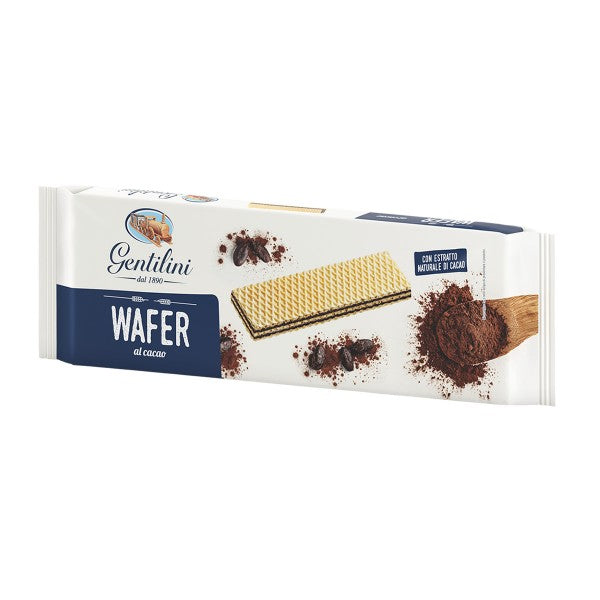 Wafer with Cocoa Cream Filling 175g- Gentilini Gentilini - Wafer 175g @Mercato Gourmet | Your Italian Gourmet Supermarket
